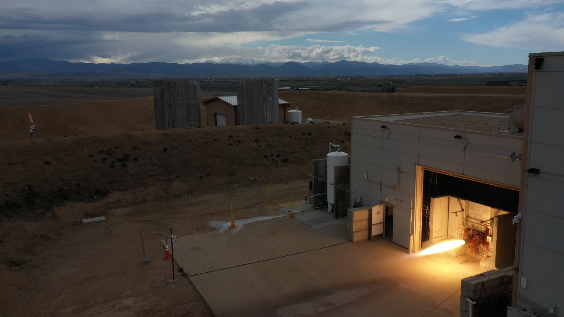Hadley engine qualification test at on May 4, 2023, at Ursa Major’s headquarters.